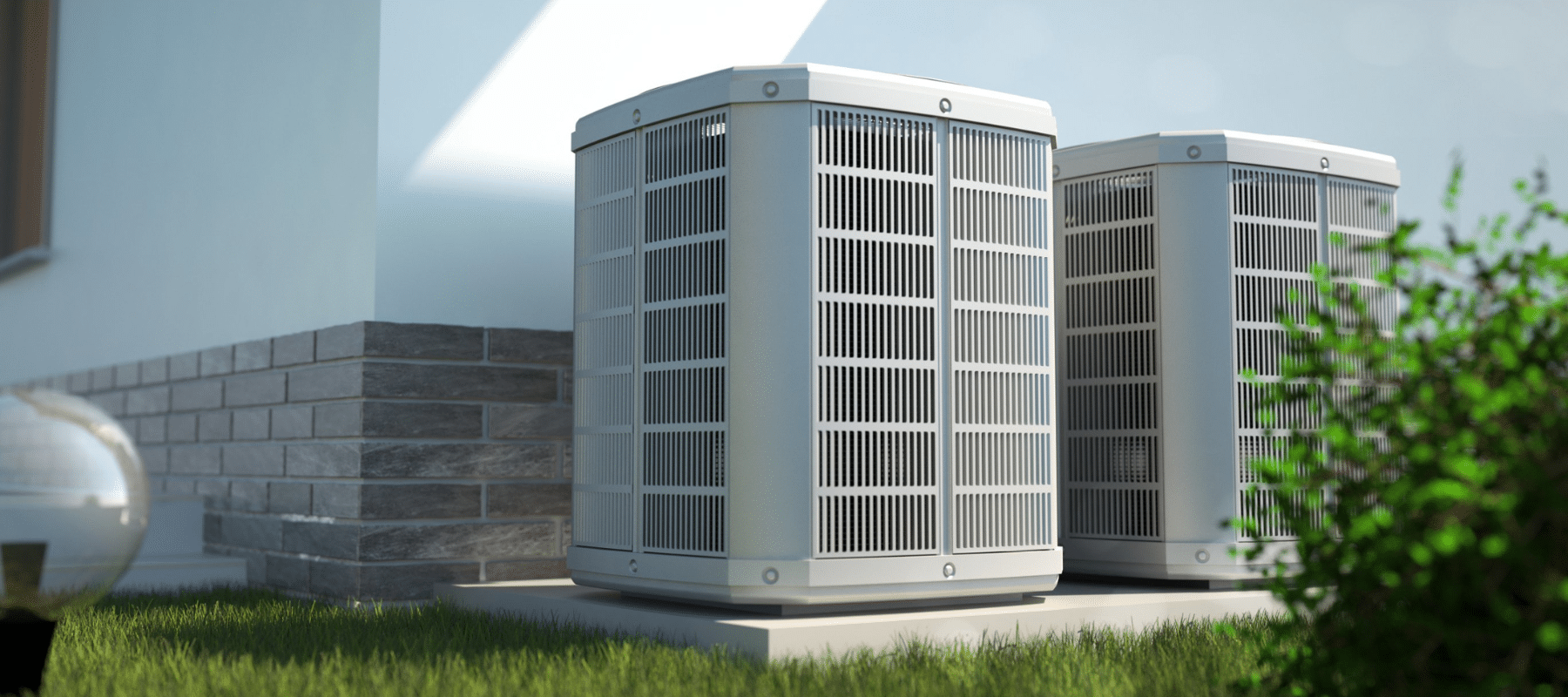 heat pump units outside a home in college station tx
